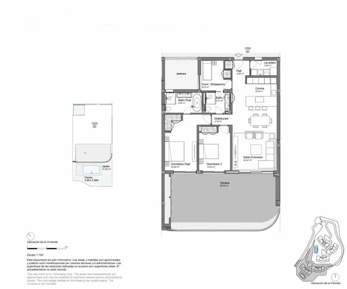 Apartamento de 3 habitaciones en Nueva Andalucia en venta con piscina garaje - 1.490.000 € (Ref: 8211708)
