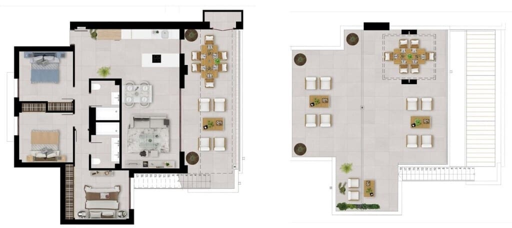 3 Zimmer Penthouse zu verkaufen in Istan mit Pool Garage - 630.000 € (Ref: 10025172)