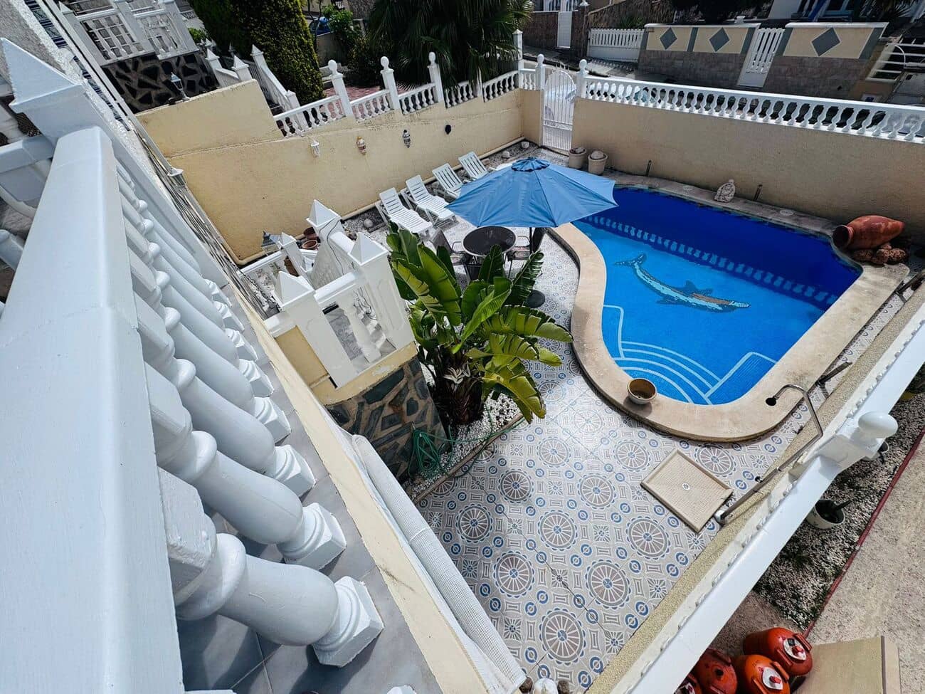 2 soveværelse Villa til leje i Mazarron med swimmingpool - € 700 (Ref: 10034264)