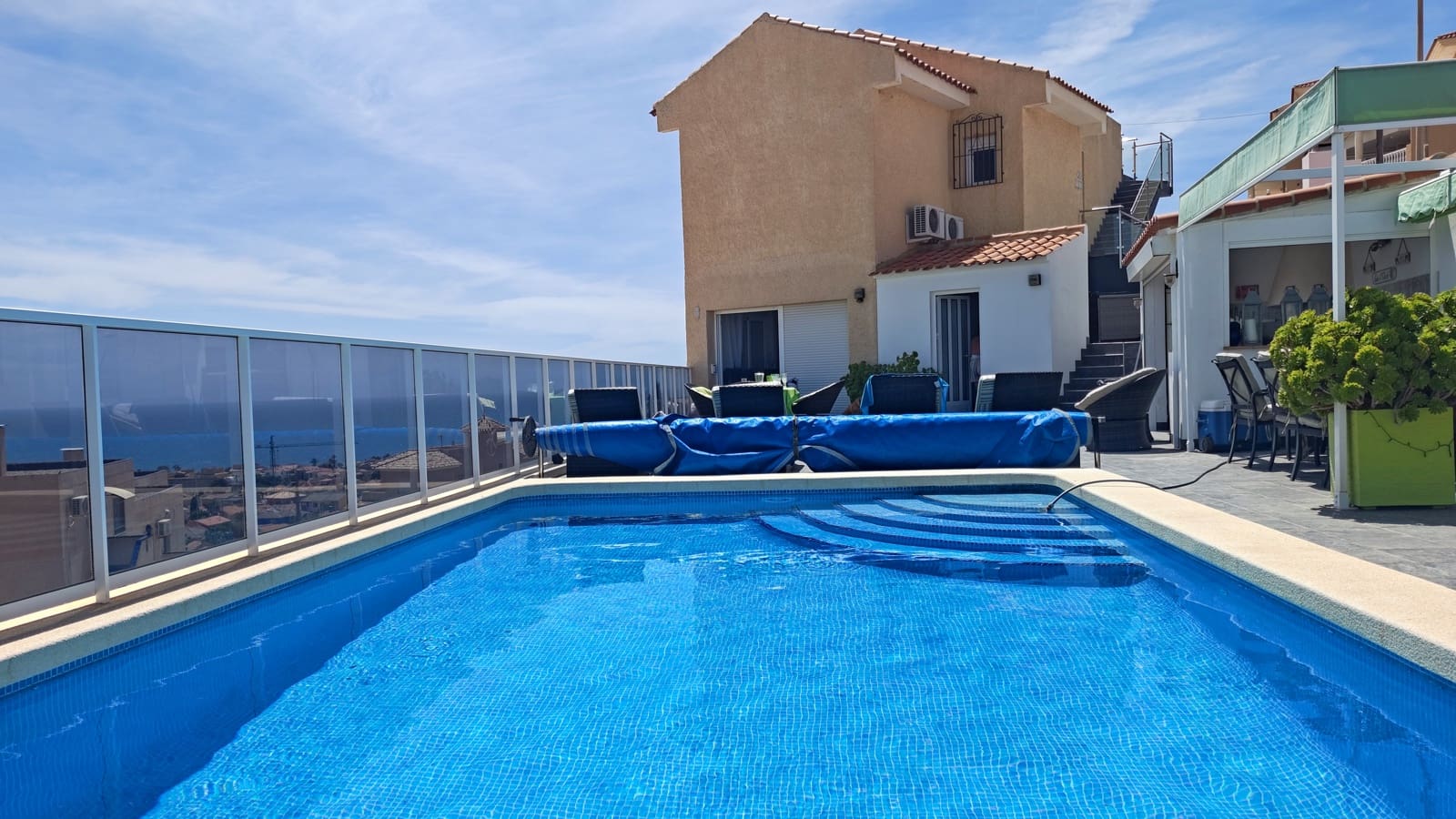 4 bedroom Villa for rent in Bolnuevo with pool garage - € 1,500 (Ref: 10121187)