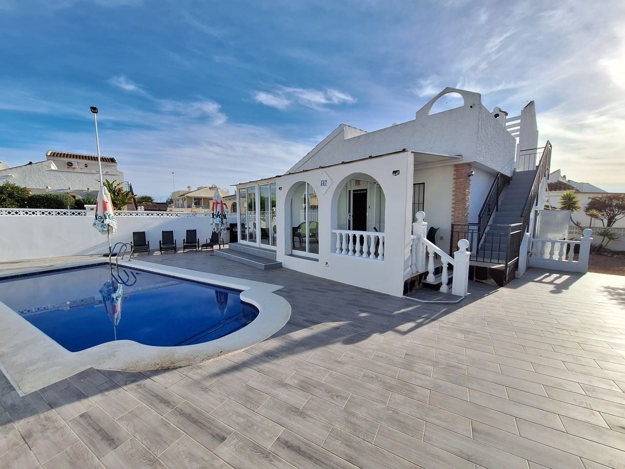 2 camera da letto Villa da affittare in Camposol con piscina - 750 € (Rif: 9973799)