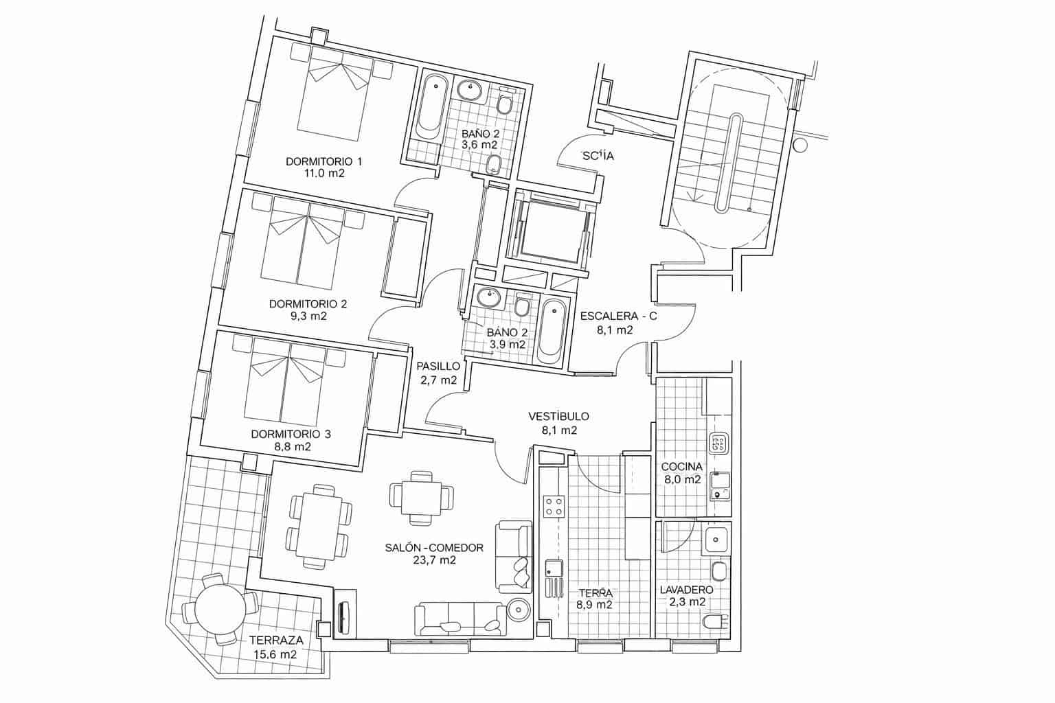 3 sypialnia Apartament na sprzedaż w Nerja - 489 000 € (Ref: 9456175)