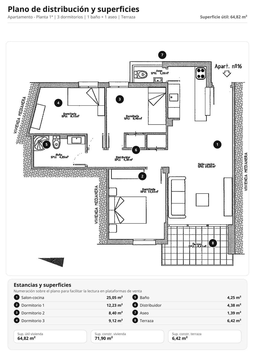 3 bedroom Apartment for sale in Nerja - € 360,000 (Ref: 9751934)