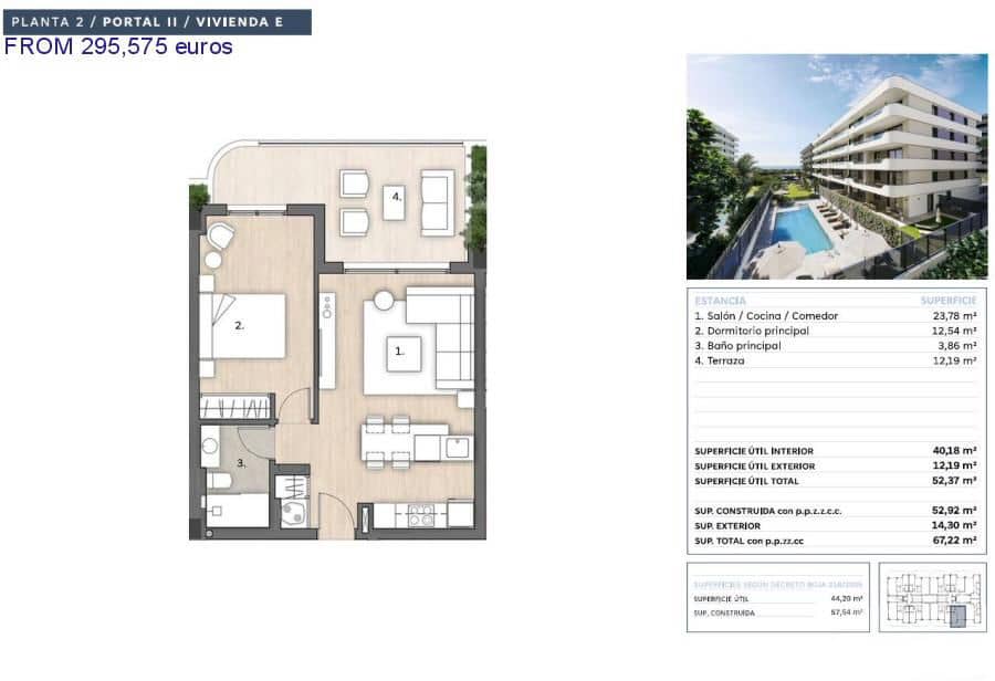1 quarto Apartamento para venda em Torre del Mar com piscina garagem - 295 575 € (Ref: 9921032)
