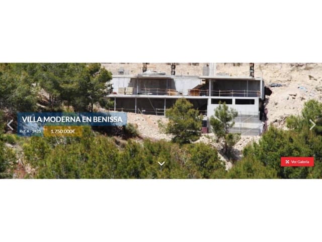 4 bedroom Villa for sale in Pueblo, Calpe / Calp with pool garage - € 1,750,000 (Ref: 4346334)