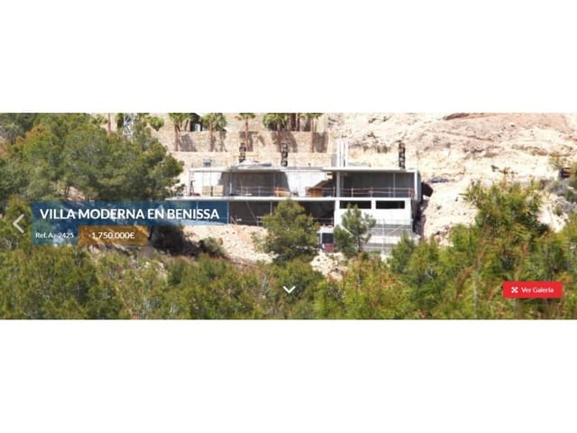 4 bedroom Villa for sale in Pueblo, Calpe / Calp with pool garage - € 1,750,000 (Ref: 4346334)