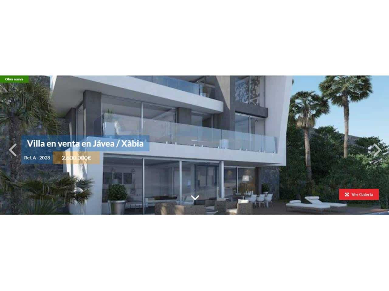 5 chambre Villa/Maison à vendre à Javea / Xabia avec piscine garage - 2 600 000 € (Ref: 4346342)