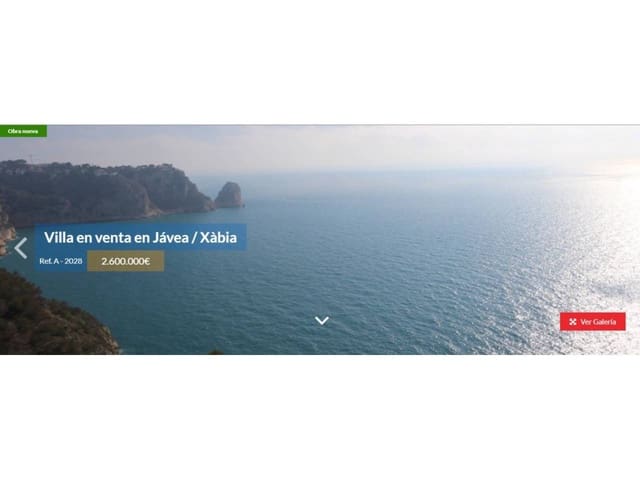 5 chambre Villa/Maison à vendre à Javea / Xàbia avec piscine garage - 2 600 000 € (Ref: 4346342)