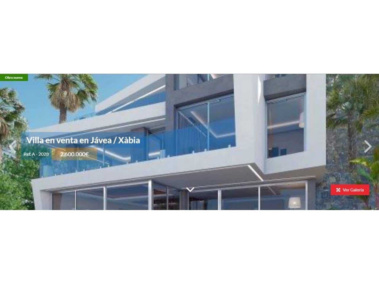 5 chambre Villa/Maison à vendre à Javea / Xabia avec piscine garage - 2 600 000 € (Ref: 4346342)