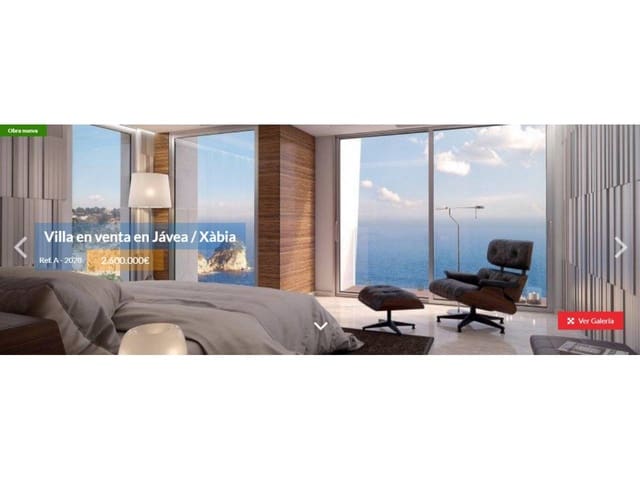 5 chambre Villa/Maison à vendre à Javea / Xàbia avec piscine garage - 2 600 000 € (Ref: 4346342)