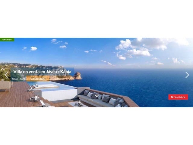 5 chambre Villa/Maison à vendre à Javea / Xàbia avec piscine garage - 2 600 000 € (Ref: 4346342)