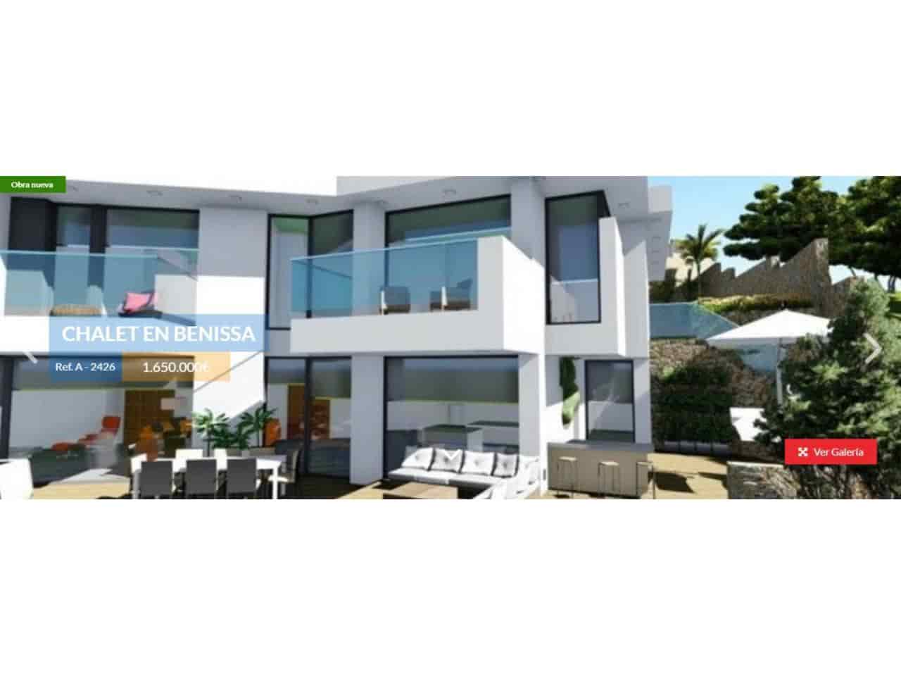 Chalet de 4 habitaciones en Calpe / Calp en venta con piscina garaje - 1.650.000 € (Ref: 4346343)