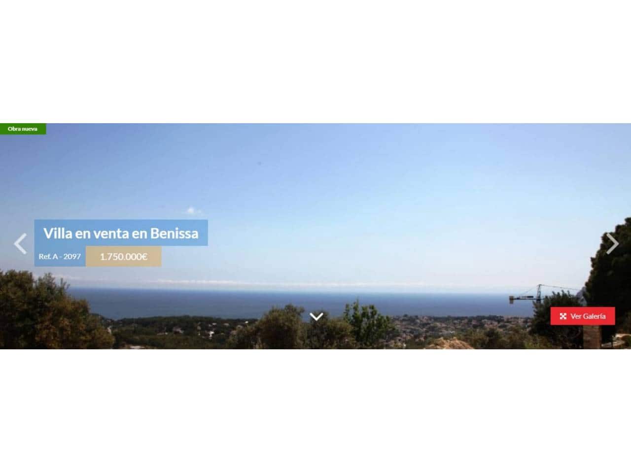 4 bedroom Villa for sale in Calpe / Calp with pool garage - € 1,750,000 (Ref: 4346346)