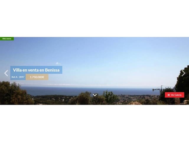 4 bedroom Villa for sale in Pueblo, Calpe / Calp with pool garage - € 1,750,000 (Ref: 4346346)