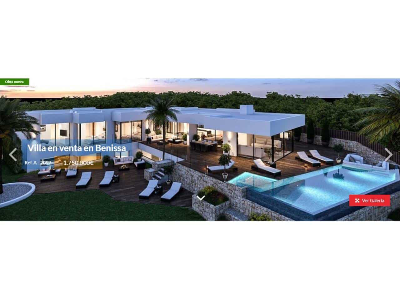 4 bedroom Villa for sale in Calpe / Calp with pool garage - € 1,750,000 (Ref: 4346346)