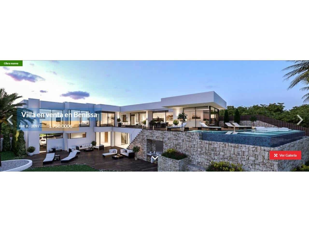 4 bedroom Villa for sale in Calpe / Calp with pool garage - € 1,750,000 (Ref: 4346346)