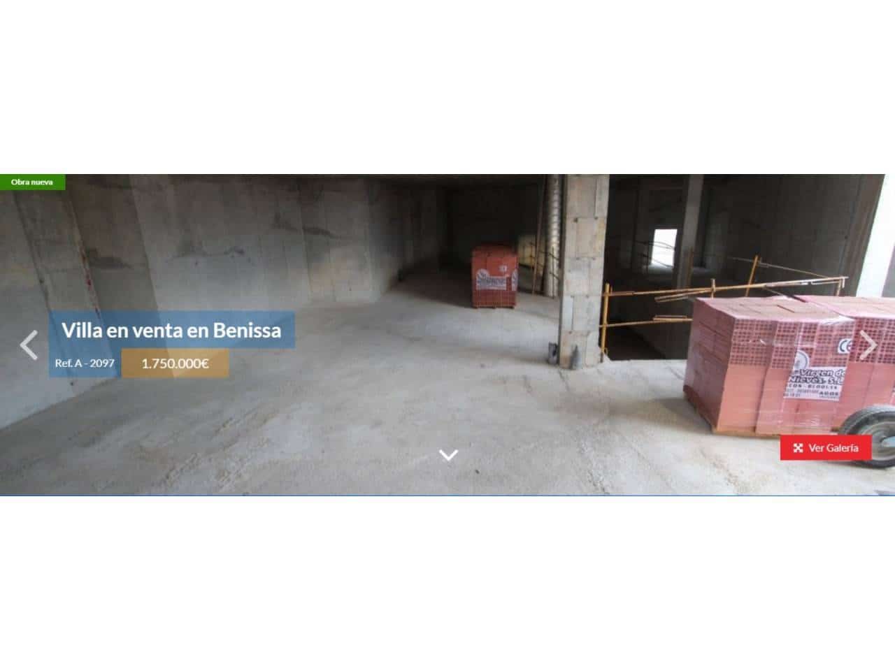 4 bedroom Villa for sale in Calpe / Calp with pool garage - € 1,750,000 (Ref: 4346346)