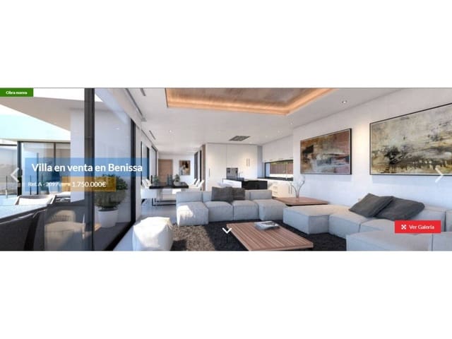 4 bedroom Villa for sale in Pueblo, Calpe / Calp with pool garage - € 1,750,000 (Ref: 4346346)