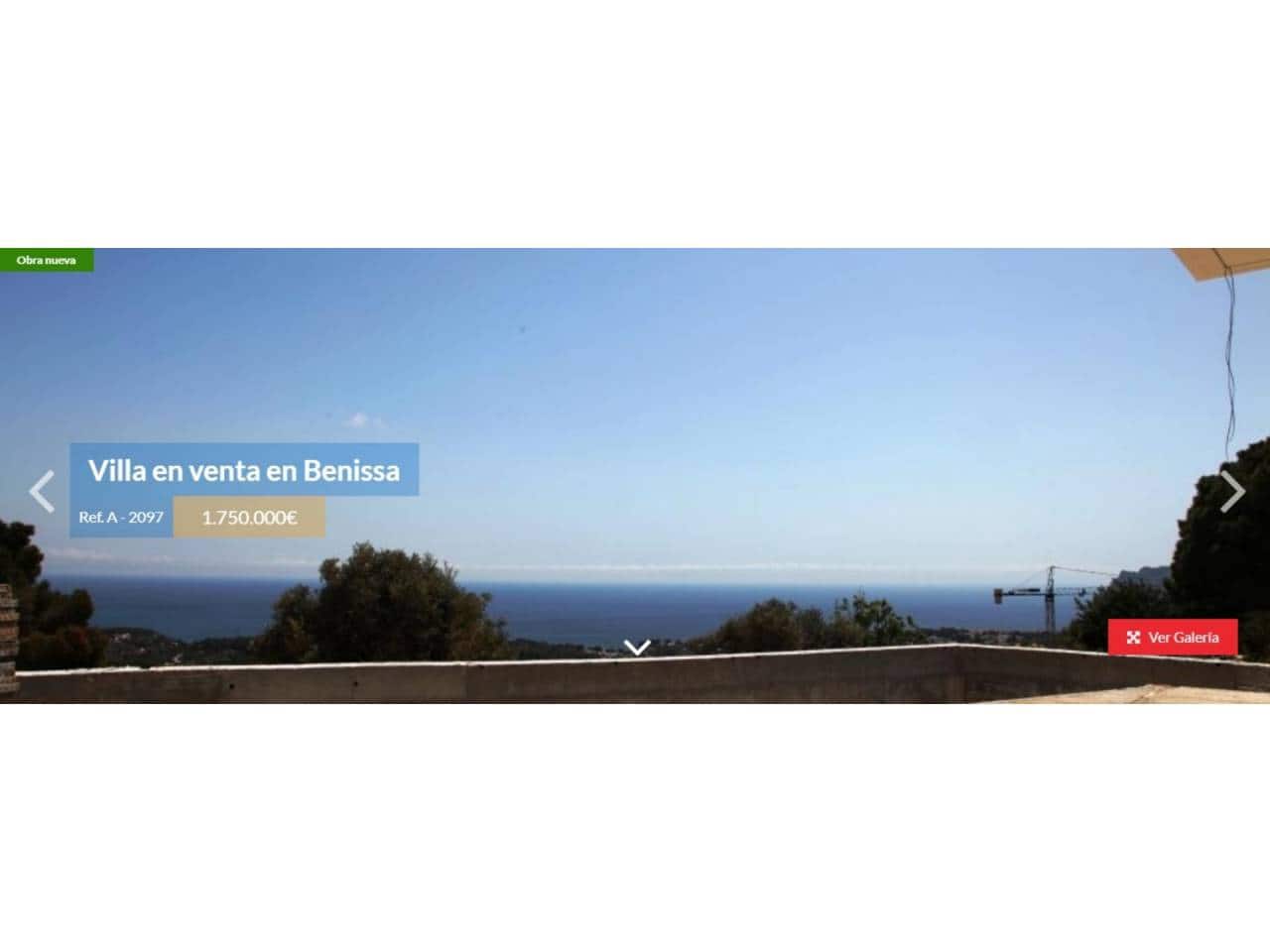 4 bedroom Villa for sale in Calpe / Calp with pool garage - € 1,750,000 (Ref: 4346346)