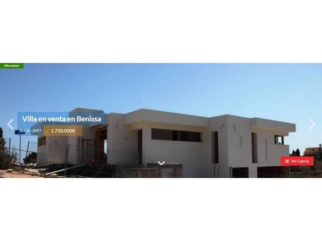 4 bedroom Villa for sale in Pueblo, Calpe / Calp with pool garage - € 1,750,000 (Ref: 4346346)