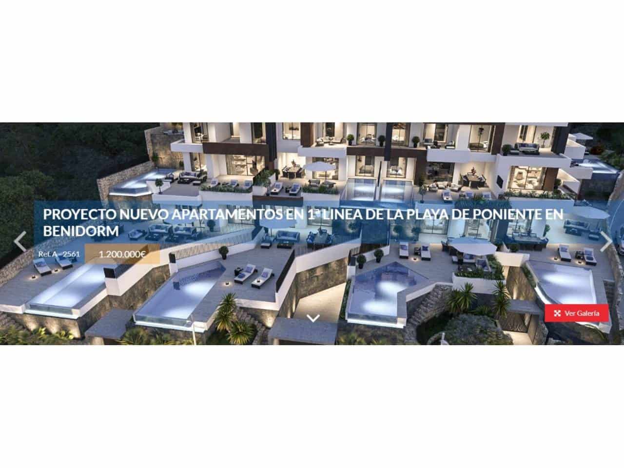 3 quarto Apartamento para venda em Benidorm com piscina garagem - 1 200 000 € (Ref: 4346351)