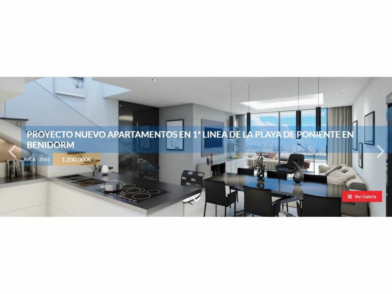 3 quarto Apartamento para venda em Benidorm com piscina garagem - 1 200 000 € (Ref: 4346351)