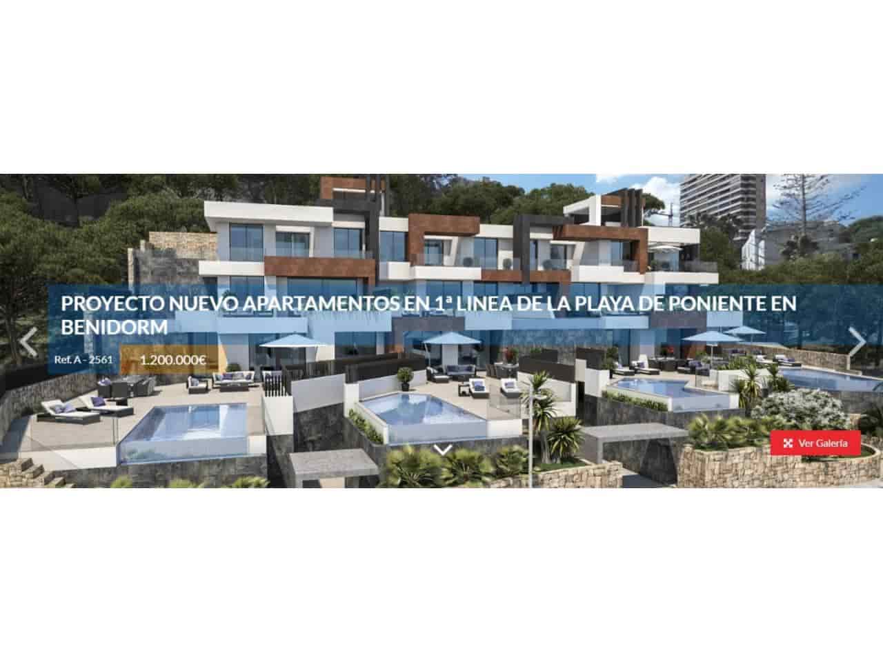 3 quarto Apartamento para venda em Benidorm com piscina garagem - 1 200 000 € (Ref: 4346351)