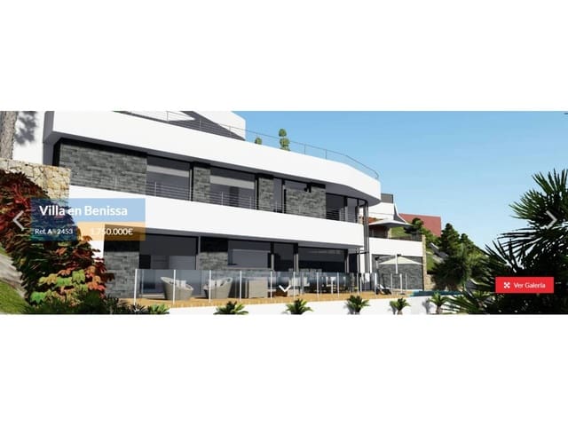 4 soverom Villa til salgs i Cometa - Carrió, Calpe / Calp med svømmebasseng garasje - € 1 750 000 (Ref: 4346353)