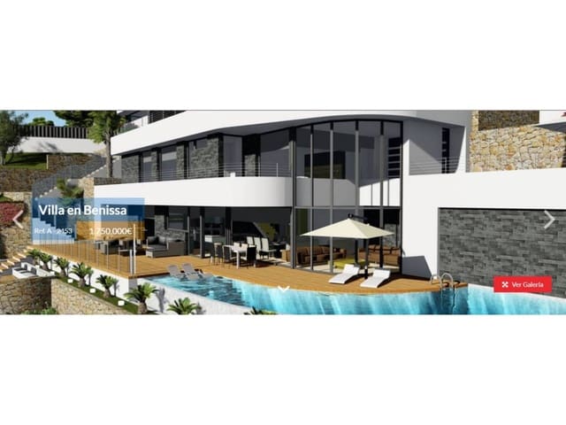 4 soverom Villa til salgs i Cometa - Carrió, Calpe / Calp med svømmebasseng garasje - € 1 750 000 (Ref: 4346353)