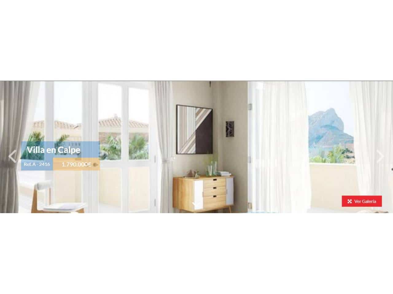 6 camera da letto Villa in vendita in Calpe / Calp con piscina garage - 1.790.000 € (Rif: 4346355)