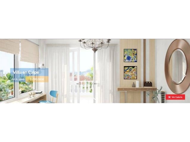 6 camera da letto Villa in vendita in Calpe / Calp con piscina garage - 1.790.000 € (Rif: 4346355)