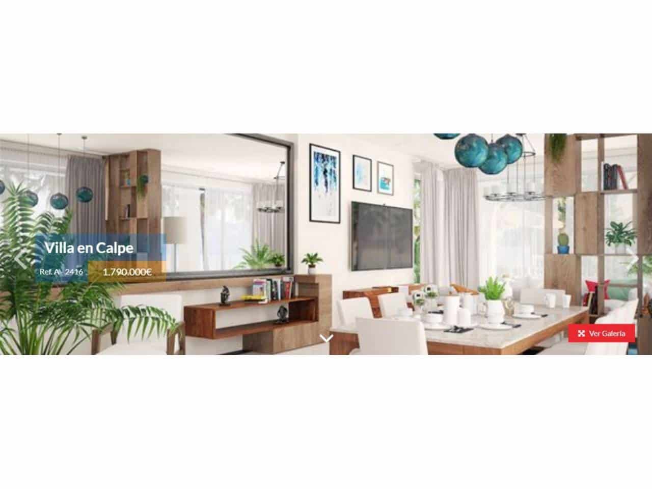 6 camera da letto Villa in vendita in Calpe / Calp con piscina garage - 1.790.000 € (Rif: 4346355)