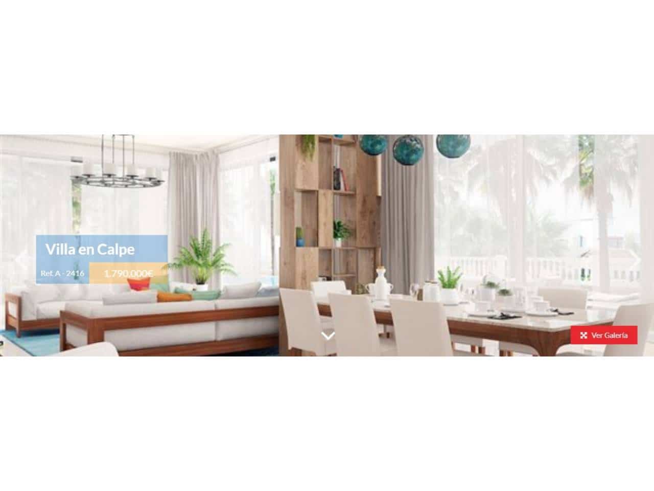 6 camera da letto Villa in vendita in Calpe / Calp con piscina garage - 1.790.000 € (Rif: 4346355)