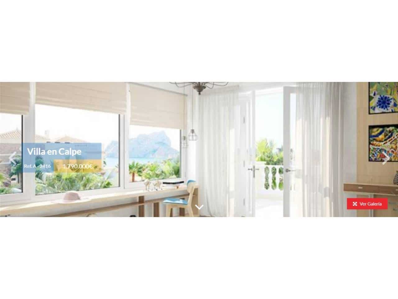 6 camera da letto Villa in vendita in Calpe / Calp con piscina garage - 1.790.000 € (Rif: 4346355)