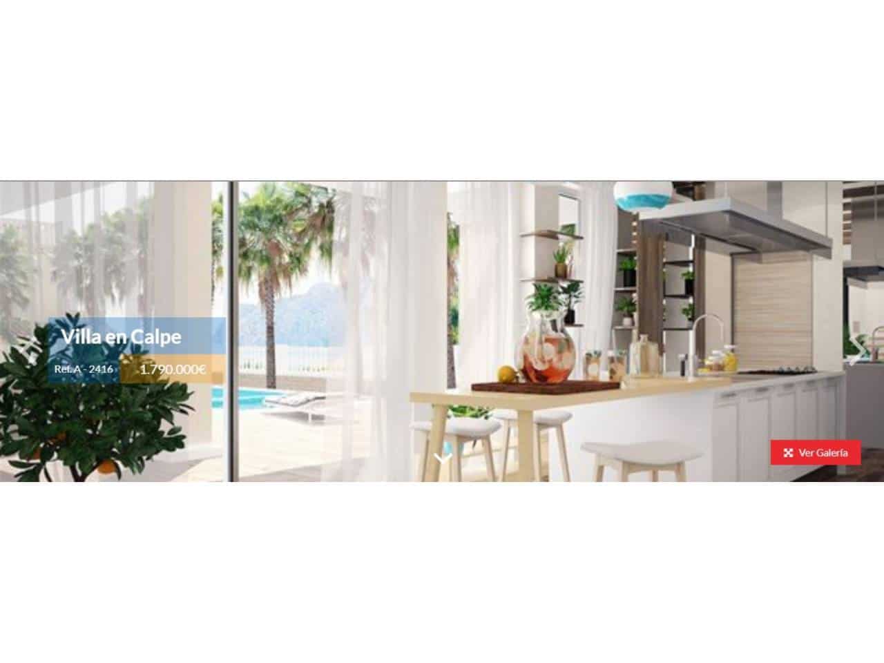 6 camera da letto Villa in vendita in Calpe / Calp con piscina garage - 1.790.000 € (Rif: 4346355)