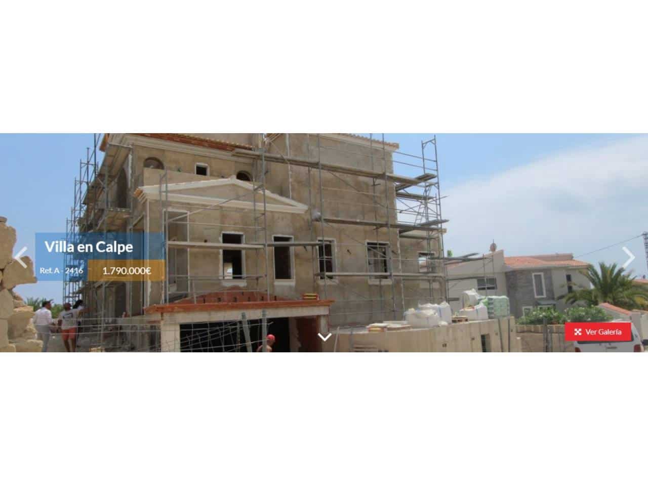 6 camera da letto Villa in vendita in Calpe / Calp con piscina garage - 1.790.000 € (Rif: 4346355)