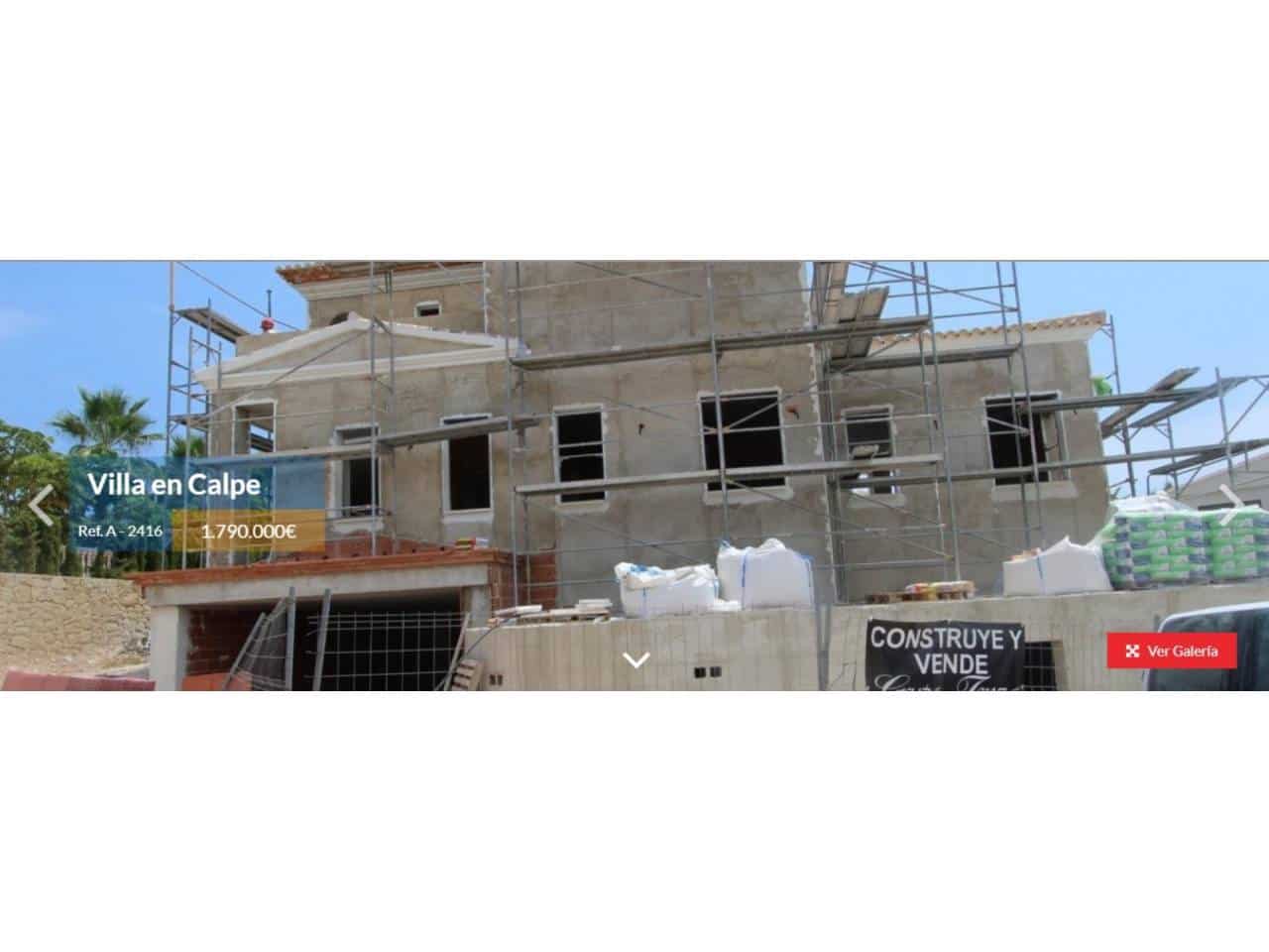 6 camera da letto Villa in vendita in Calpe / Calp con piscina garage - 1.790.000 € (Rif: 4346355)