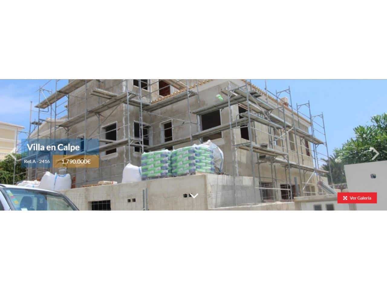 6 camera da letto Villa in vendita in Calpe / Calp con piscina garage - 1.790.000 € (Rif: 4346355)