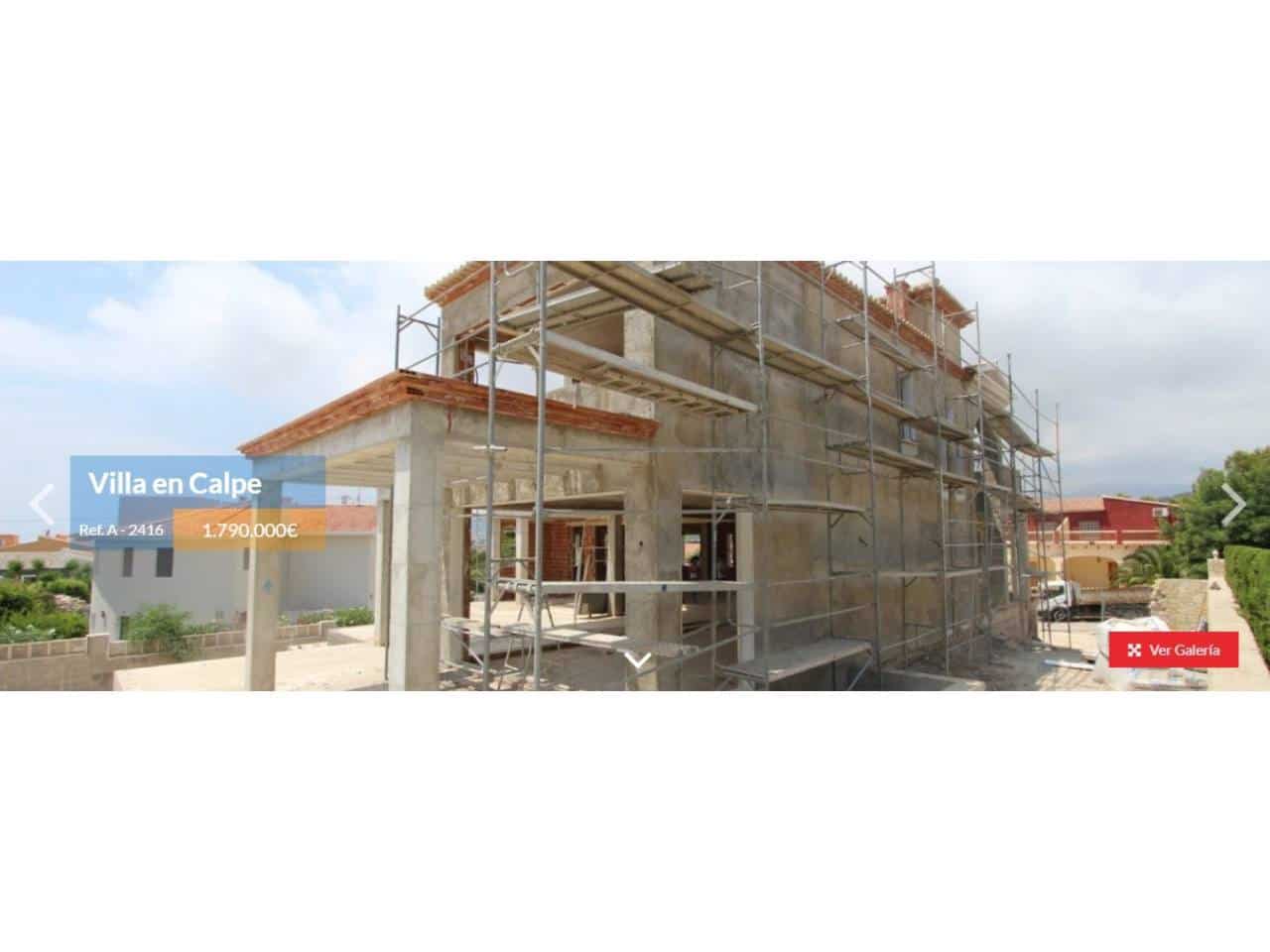 6 camera da letto Villa in vendita in Calpe / Calp con piscina garage - 1.790.000 € (Rif: 4346355)