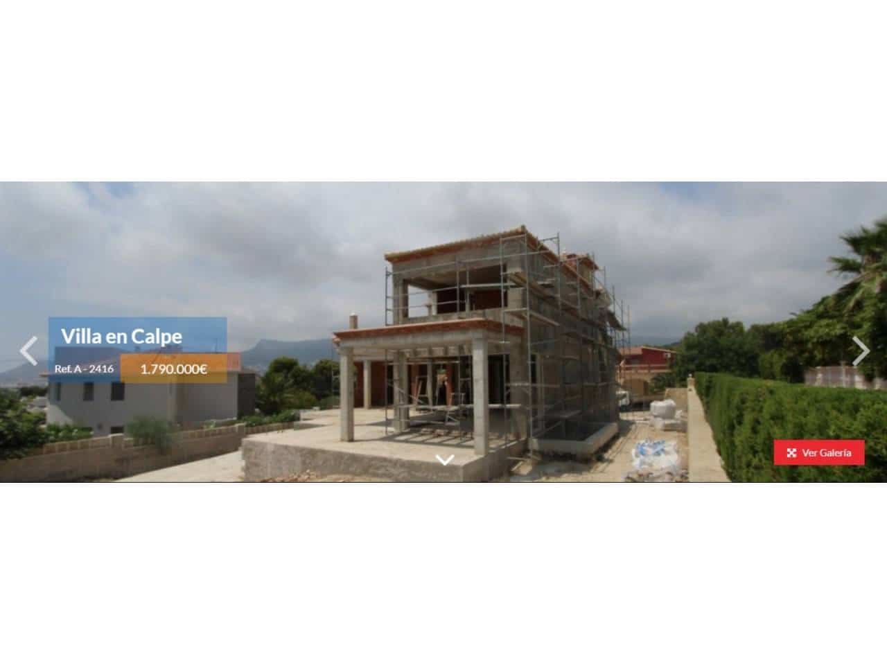 6 camera da letto Villa in vendita in Calpe / Calp con piscina garage - 1.790.000 € (Rif: 4346355)