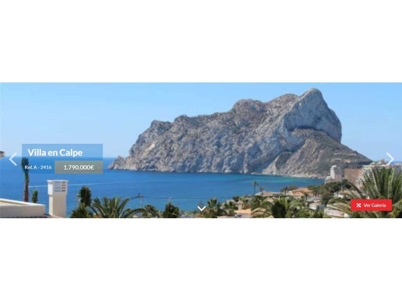 6 camera da letto Villa in vendita in Calpe / Calp con piscina garage - 1.790.000 € (Rif: 4346355)