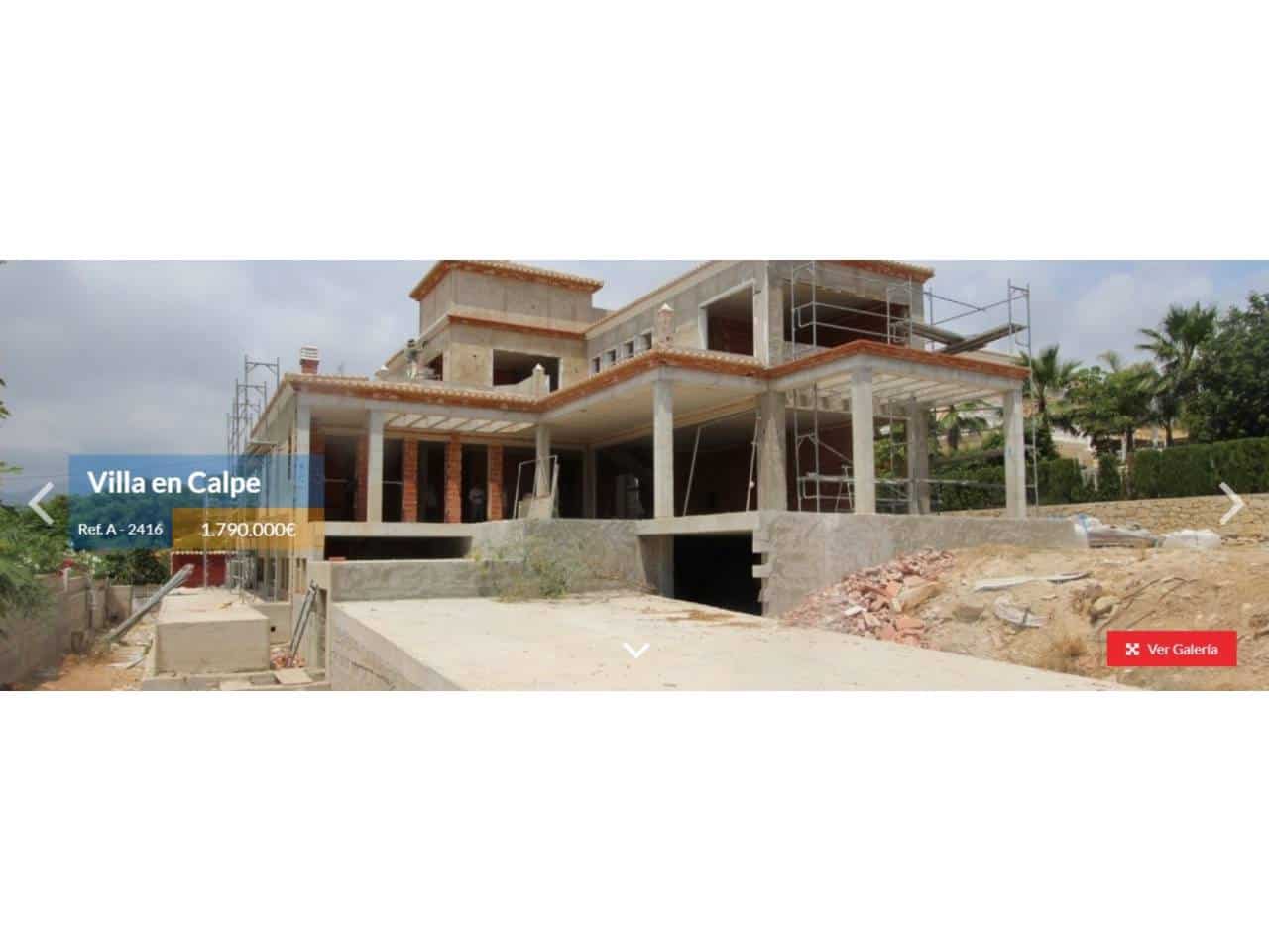 6 camera da letto Villa in vendita in Calpe / Calp con piscina garage - 1.790.000 € (Rif: 4346355)