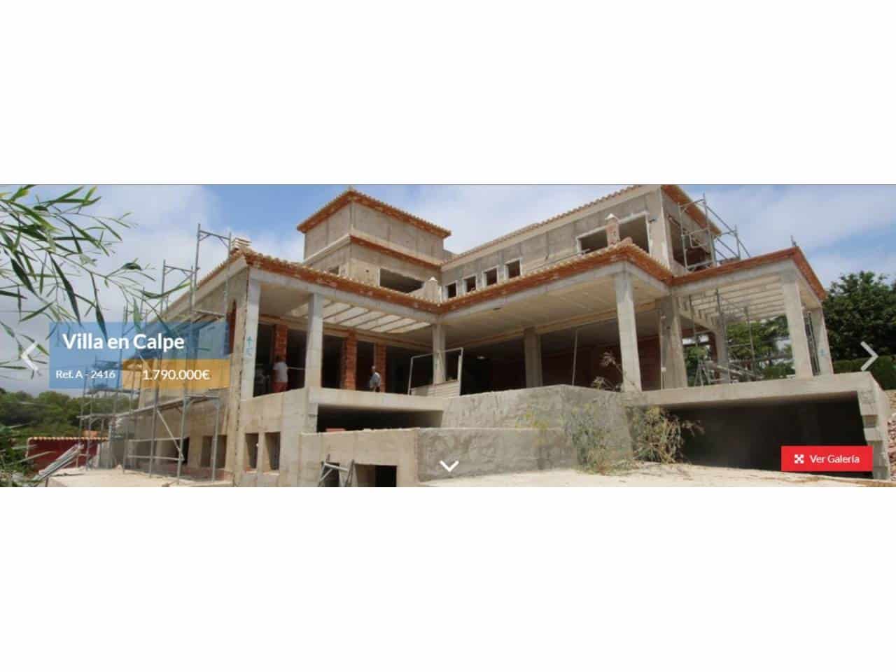 6 camera da letto Villa in vendita in Calpe / Calp con piscina garage - 1.790.000 € (Rif: 4346355)