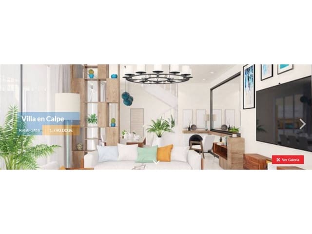 6 camera da letto Villa in vendita in Calpe / Calp con piscina garage - 1.790.000 € (Rif: 4346355)