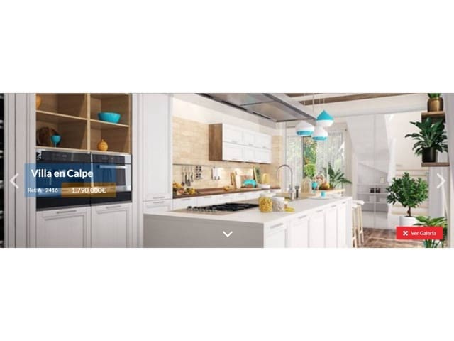 6 camera da letto Villa in vendita in Calpe / Calp con piscina garage - 1.790.000 € (Rif: 4346355)