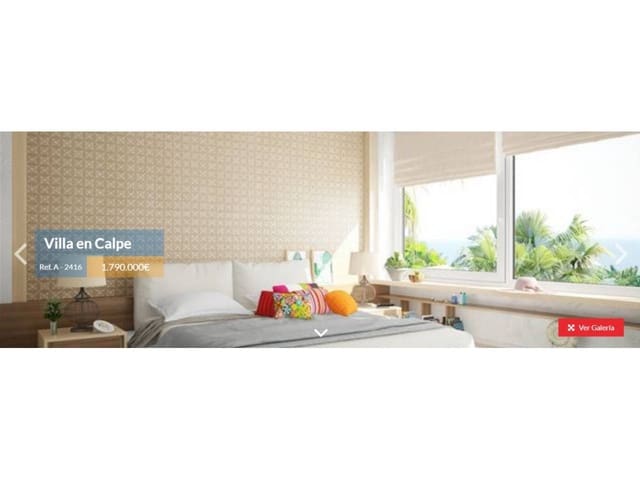 6 camera da letto Villa in vendita in Calpe / Calp con piscina garage - 1.790.000 € (Rif: 4346355)