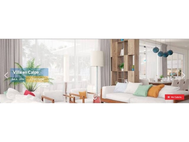 6 camera da letto Villa in vendita in Calpe / Calp con piscina garage - 1.790.000 € (Rif: 4346355)