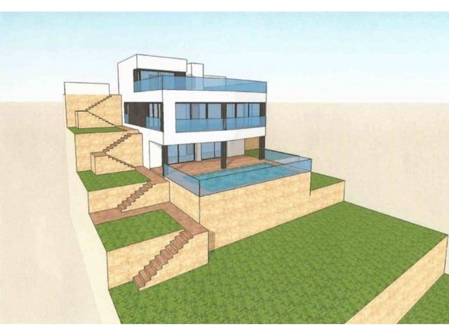 Chalet de 3 habitaciones en Cometa - Carrió, Calpe / Calp en venta con piscina garaje - 1.250.000 € (Ref: 5774204)