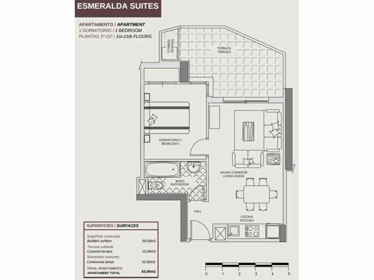 2 Zimmer Apartment zu verkaufen in Calpe / Calp mit Pool - 352.052 € (Ref: 7218613)