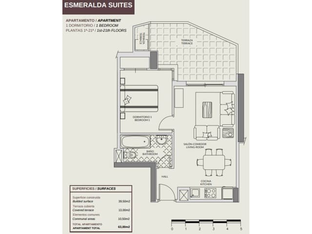 2 bedroom Apartment for sale in Cometa - Carrió, Calpe / Calp with pool - € 352,052 (Ref: 7218613)